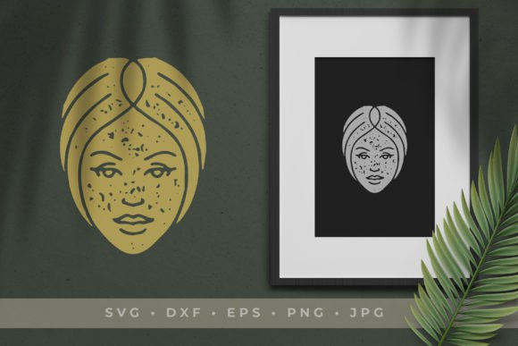 Antique Goddess Face with Grunge Texture: A Timeless Design for Modern Creations