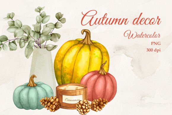 Autumn Decor Sublimation Clipart PNG: A Versatile Digital Design for Creative Projects