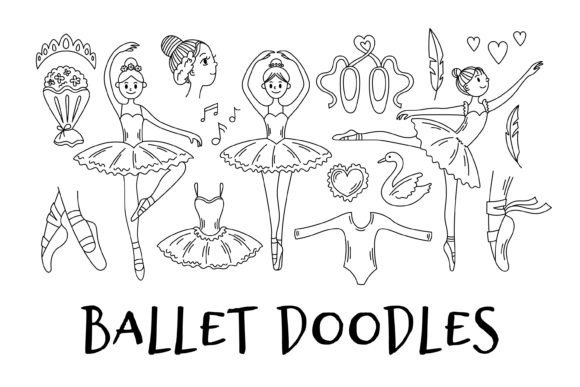 Ballet Doodles: Creative Line Art for Theater and Little Girls