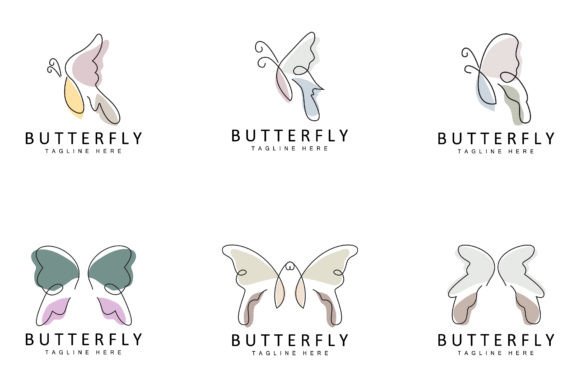 Butterfly Logo, Animal Design with Beaut: A Unique Approach to Brand and Decorative Imagery