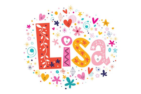 Decorative Lettering Type Design for the Name 