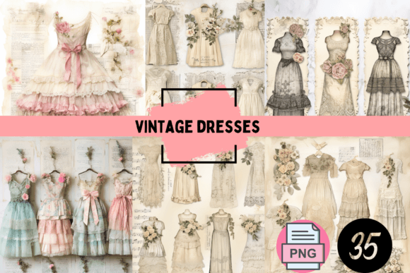 Discover Timeless Style with the Vintage Dresses Bundle