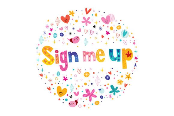 Enhance Your Design Projects with the Sign Me Up Decorative Lettering Bundle