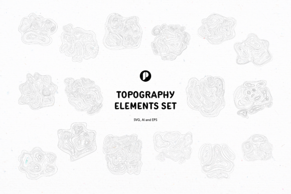 Enhancing Map Design with the Line Topography Elements Set