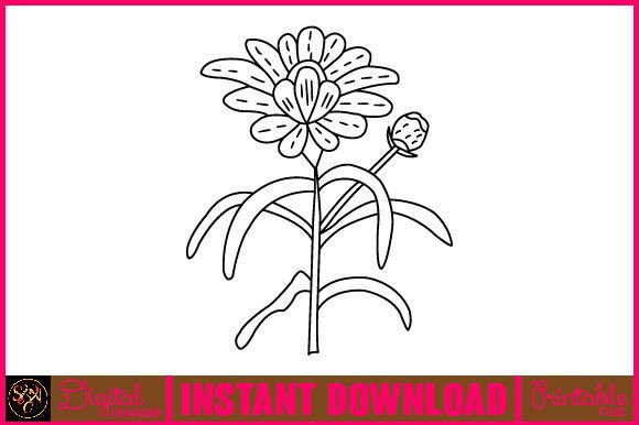 Floral Line Art Flower SVG Elements 96: A Comprehensive Guide to Botanical Design Resources