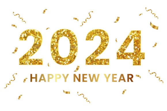 Golden 2024 Happy New Year: A Radiant Celebration of Creativity and Innovation