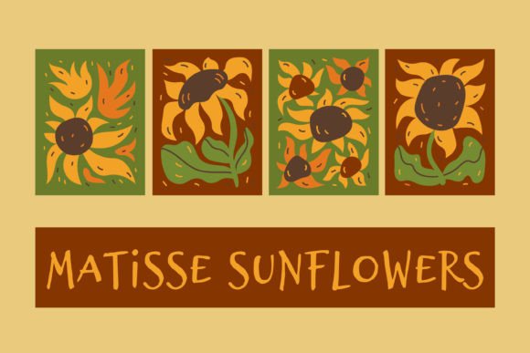 Matisse Sunflowers: A Retro Botanical Art Trend