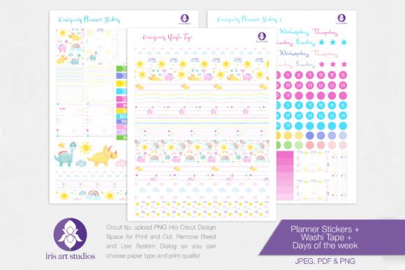 Printable Dinosaur Planner Stickers: A Creative Tool for Personal and Professional Organization