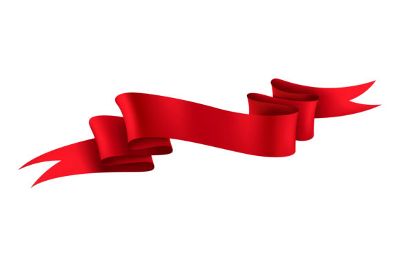 Red Silk Ribbon Mockup. Realistic Decora: Elevating Design with Elegance and Precision