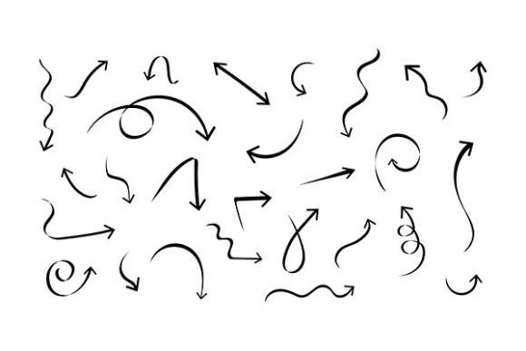 Sketch Arrows Collection: Simple Vector Pointers for Creative Projects