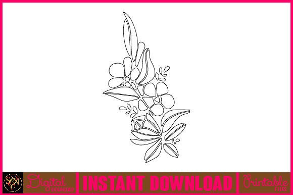 Sunflower Line Art Flower SVG Elements 1: A Guide to Choosing and Using Botanical Designs Effectively