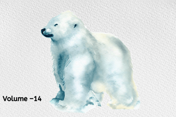 Watercolor Baby Animal Clipart Vol –14