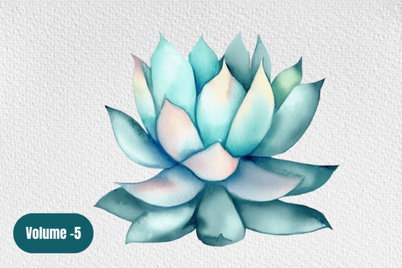 Watercolor Succulent Clipart Collection: A Versatile Resource for Creative Projects