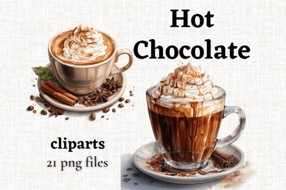 Winter Hot Chocolate Graphics for Fall Vibe